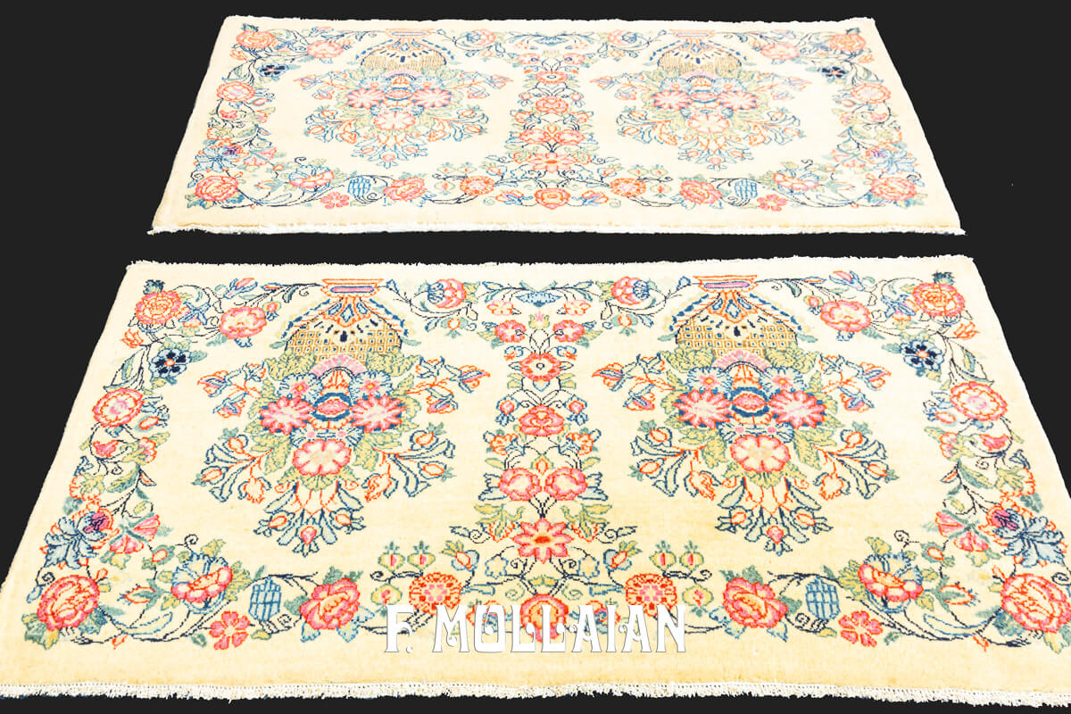 Tapis Persan Antique Sarouk Paire n°:634921-844191